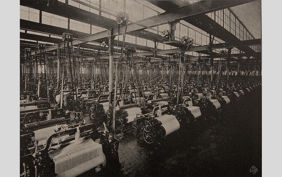 Teares, fábrica textil. Crédito: Acervo Firjan