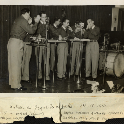 Estreia do programa "Orquestra de Gaitas". Crédito: Museu da Imagem e do Som (MIS)