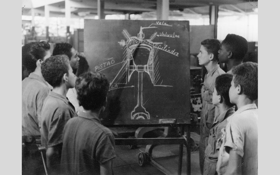 Senai em plena expansão - 1958. Crédito: Acervo Firjan
