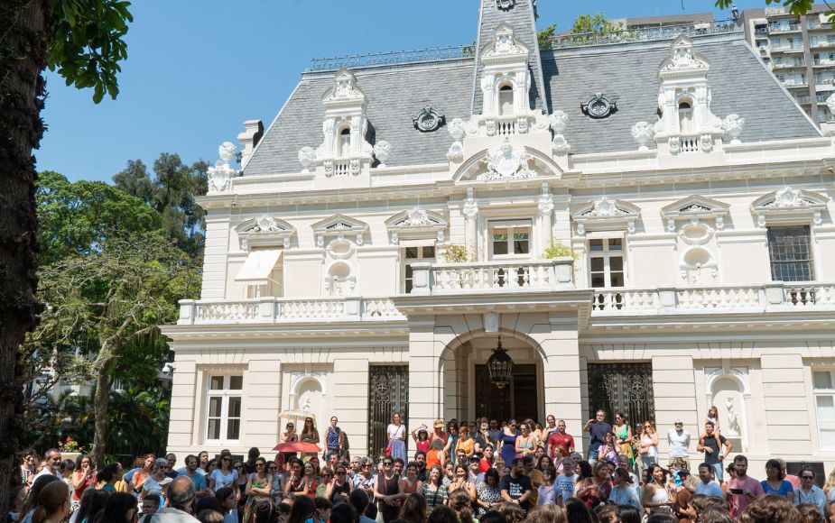 Evento Festival das Escolas de Botafogo reuniu alunos e educadores na Casa Firjan em 2023. Créditos: Bernardo Cartolano/ AcervoFirjan
