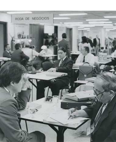 Mercotrade na inauguração do CIN em 1995