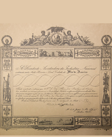 Diploma da criação da SAIN