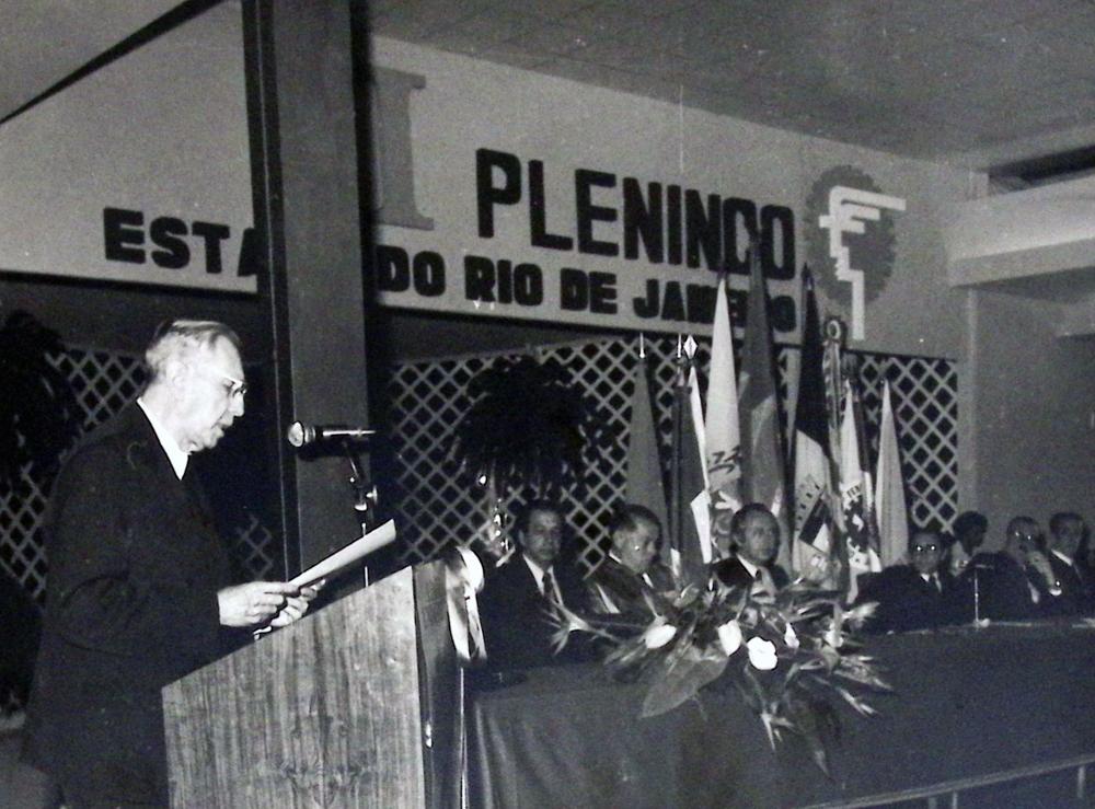 Mário Leão Ludolf em 1975. Crédito: Acervo Firjan