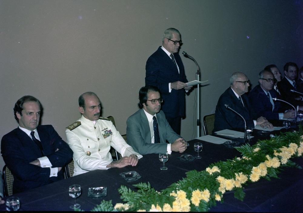 Posse de Arthur João Donato em 1980. Crédito: Acervo Firjan