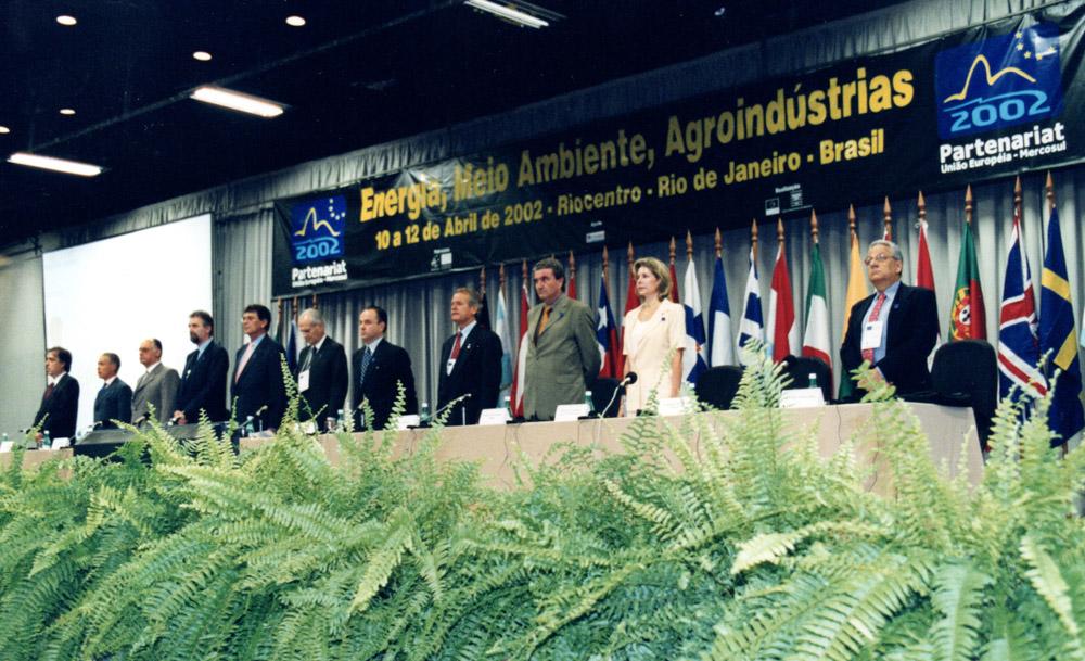 Amaury Temporal participa da Paternariat em 2002. Crédito: Acervo Firjan