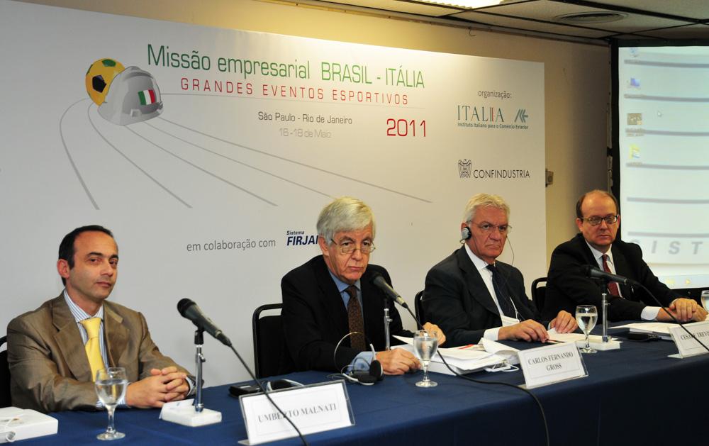 Carlos Fernando Gross na Itália, em 2011. Crédito: Acervo Firjan