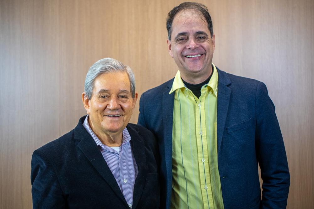 Abílio Ferreira Marques e Paulo Diniz. Crédito: Vinícius Magalhães/ Acervo Firjan