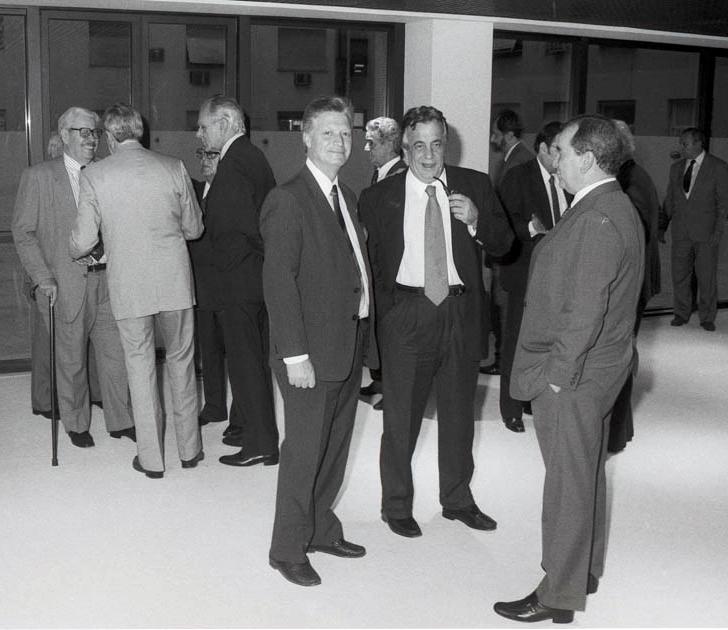 Dalton Carestiato na sede da Firjan no Centro do Rio de Janeiro antes da inauguração do prédio em 1994. Créditos: W. Sant'Anna/ Acervo Firjan