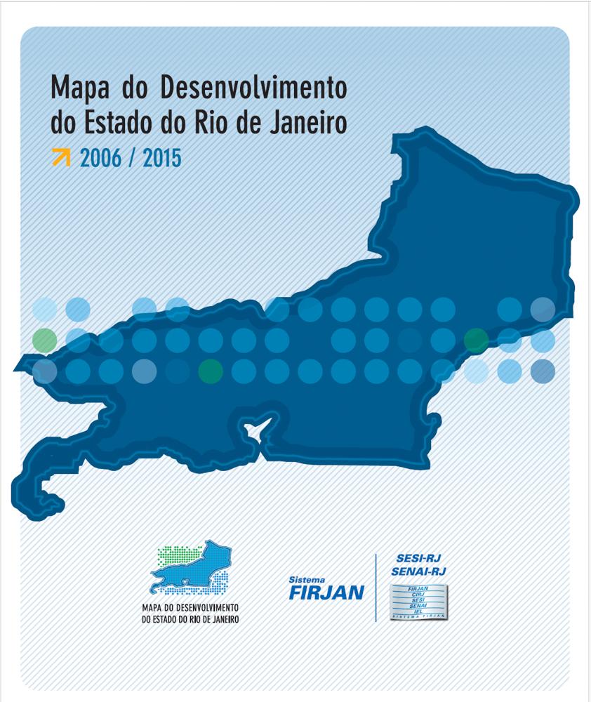 Publicação Mapa do Desenvolvimento do Estado do Rio de Janeiro 2006-2015. 