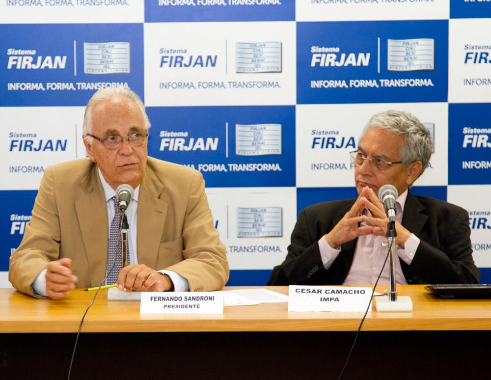 Fernando Sandroni em 2015. Créditos: Vinícius Magalhães/ Acervo Firjan