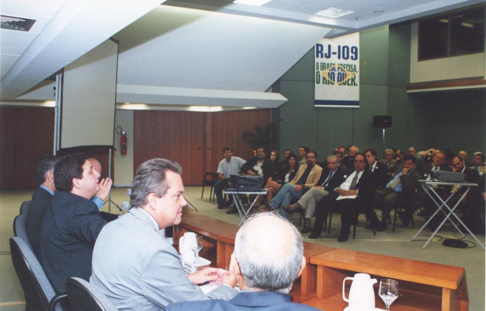 Reunião com prefeitos da Baixada sobre sobre RJ 109 (Arco Metropolitano). Créditos: Geraldo Viola/ Acervo Firjan
