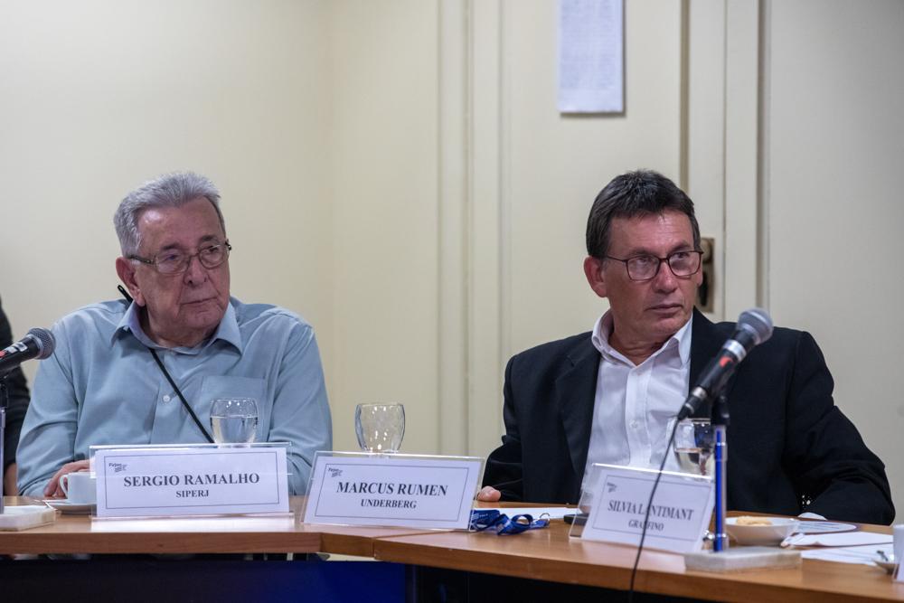 Sérgio Ramalho e Marcus Rumen. Créditos: Paula Johas/ Acervo Firjan