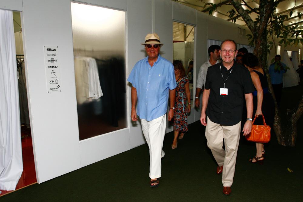 Eduardo Eugenio Gouvêa Vieira no Fashion Rio em 2009. Créditos: Andre Pinnola/ Acervo Firjan