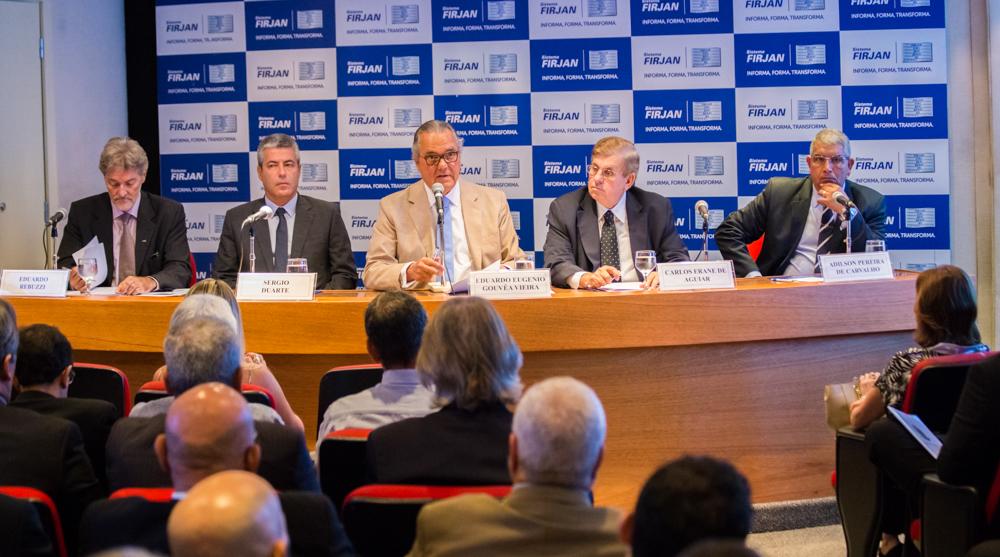 Lançamento do movimento nacional contra o roubo de cargas pelo Conselho de Defesa e Segurança da Firjan em 16/03/2017.  Créditos: Vinícius Magalhães/ Acervo Firjan