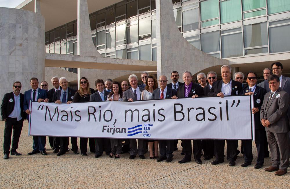 Abrahão Roberto Kauffmann  em Brasília com caravana da Firjan no dia 28/11/2019.  Créditos: Paula Johas/ Acervo Firjan