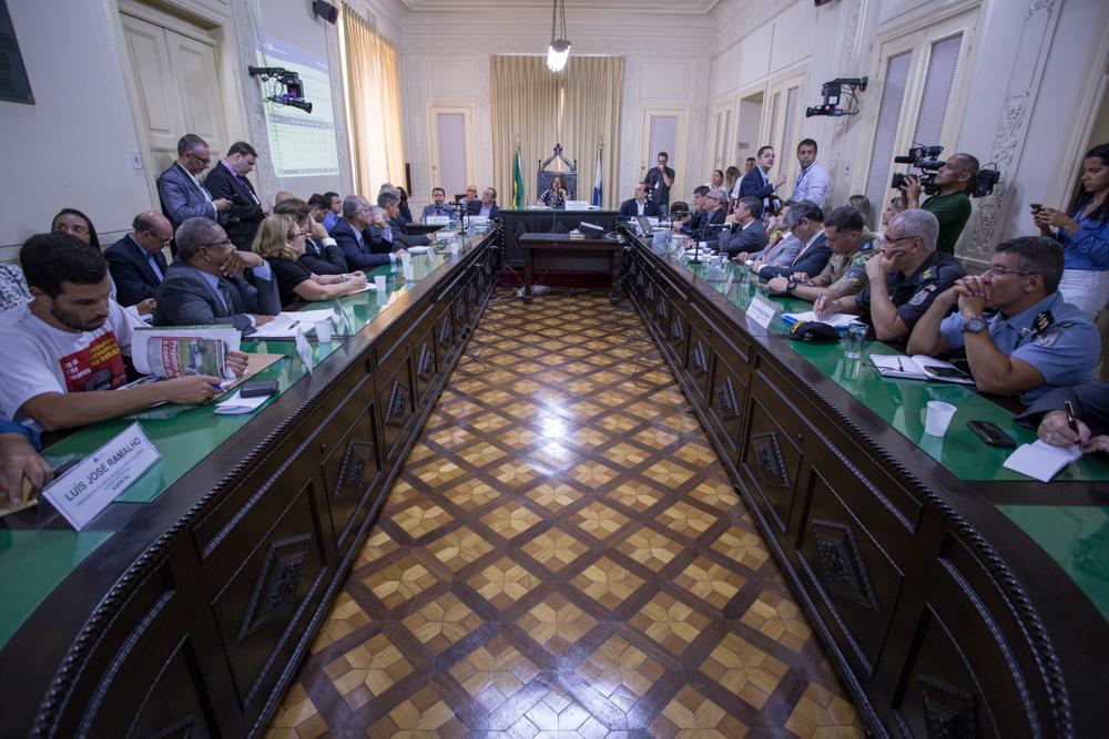 Apresentação de estudo na Alerj sobre o impacto dos roubos de carga na economia fluminense no dia 04/04/2017.  Créditos: Renata Mello/ Acervo Firjan