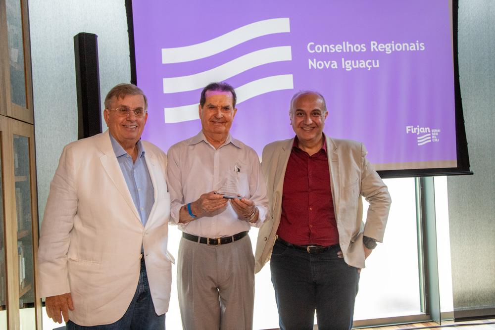 Carlos Erane de Aguiar no Conselho Regional de Nova Iguaçu em 17 de novembro de 2023. Crédito: Paula Johas/ Acervo Firjan