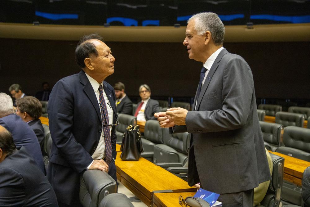 Sergio Kunio Yamagata na apresentação da Agenda Legislativa em 2024. Créditos: Paula Johas/ Acervo Firjan