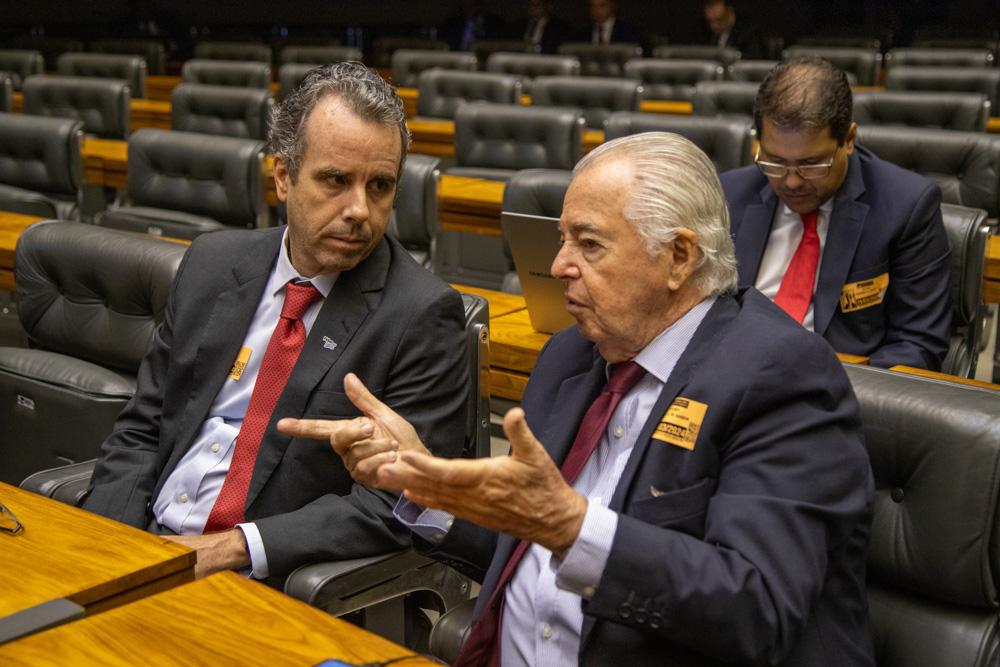 Raul Sanson na apresentação da Agenda Legislativa em 2024. Créditos: Paula Johas/ Acervo Firjan