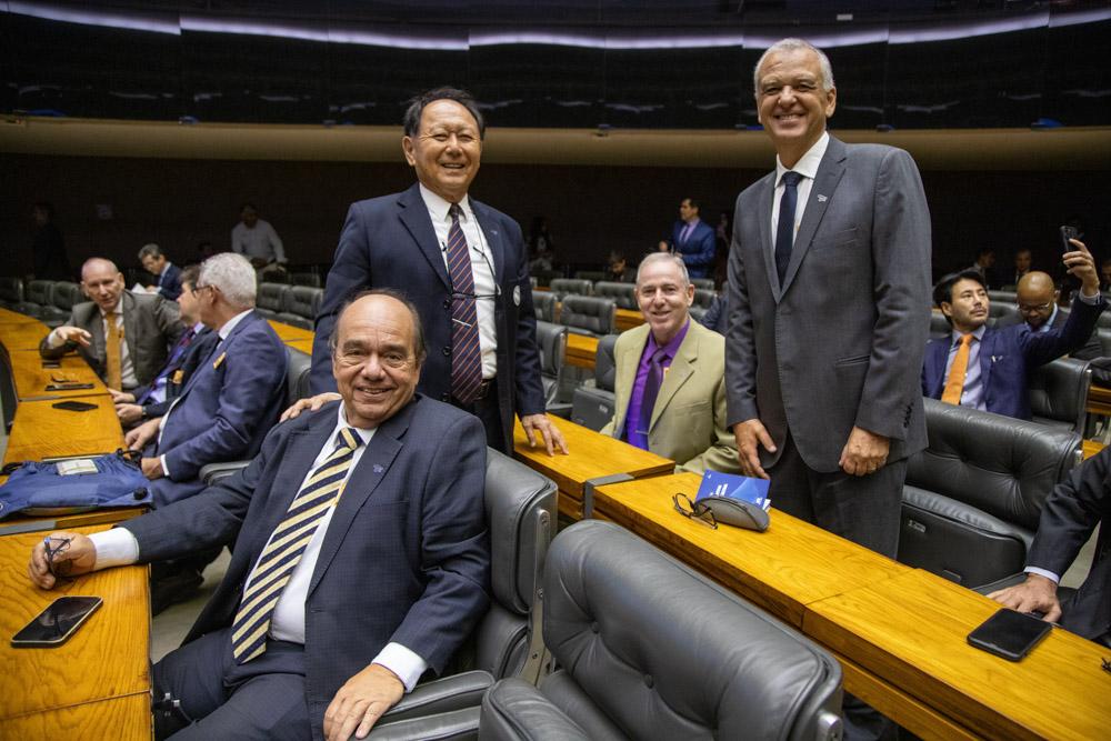 Sergio Kunio Yamagata na apresentação da Agenda Legislativa em 2024. Créditos: Paula Johas/ Acervo Firjan