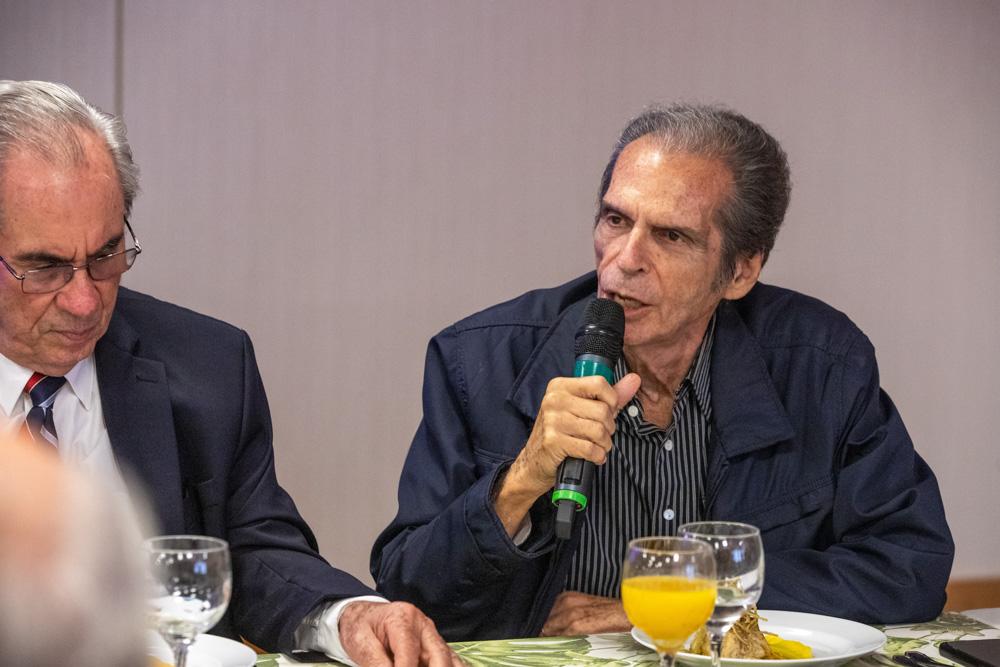 Roberto Leverone e Abrahão Roberto Kauffmann em 23/10/2023. Créditos: Paula Johas/ Acervo Firjan