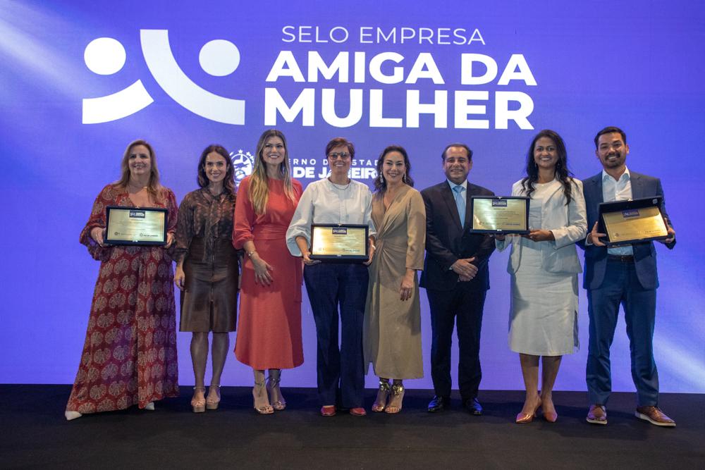 A Firjan recebe o Selo Empresa Amiga da Mulher, categoria Ouro, no dia 31/03/2025. Créditos: Paula Johas/ Acervo Firjan 