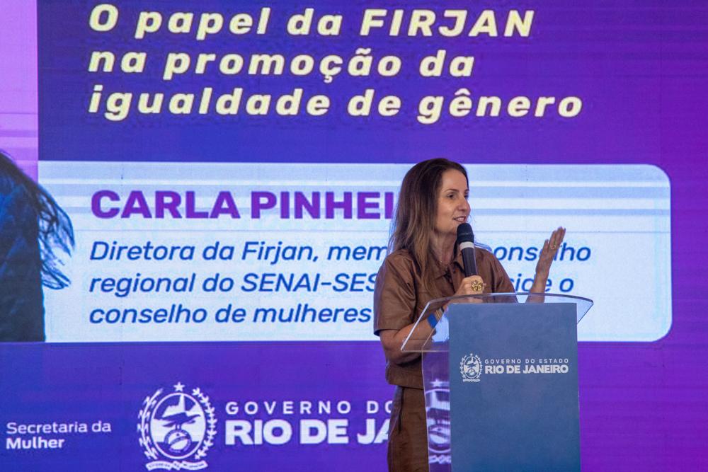 A Firjan recebe o Selo Empresa Amiga da Mulher, categoria Ouro, no dia 31/03/2025. Créditos: Paula Johas/ Acervo Firjan 
