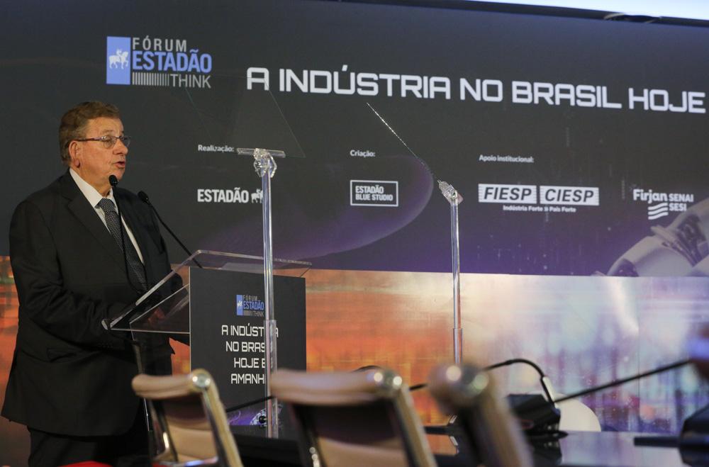 Carlos Erane de Aguiar no Fórum Estadão Think durante o painel A Indústria no Brasil Hoje e Amanhã, do jornal Estado de São Paulo, em 23 de julho de 2024. Crédito: Ayrton Vignola/ Acervo Firjan
