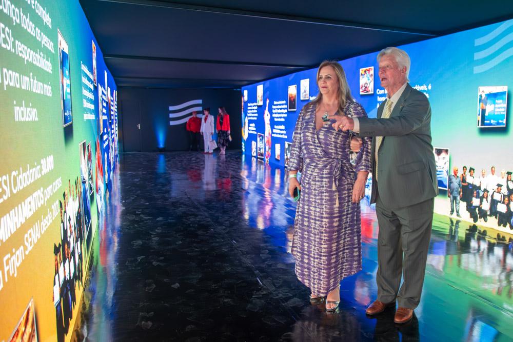 Dalton Carestiato e Márcia Carestiato na posse da Diretoria e Presidência da Firjan 2024-2028. Crédito: Vinícius Magalhães/ Acervo Firjan