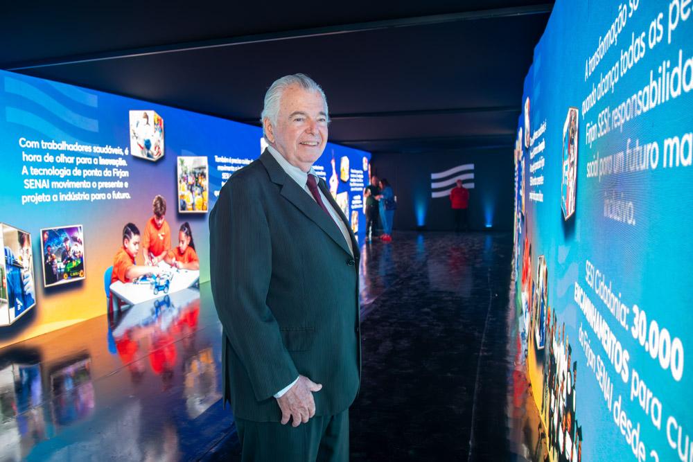Raul Sanson no evento da Posse da Diretoria e Presidência do Sistema Firjan 2024 - 2028. Créditos: Vinícius Magalhães/ Acervo Firjan