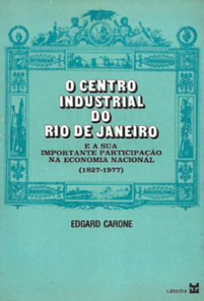 Capa do Livro "O Centro Industrial do Rio de Janeiro "